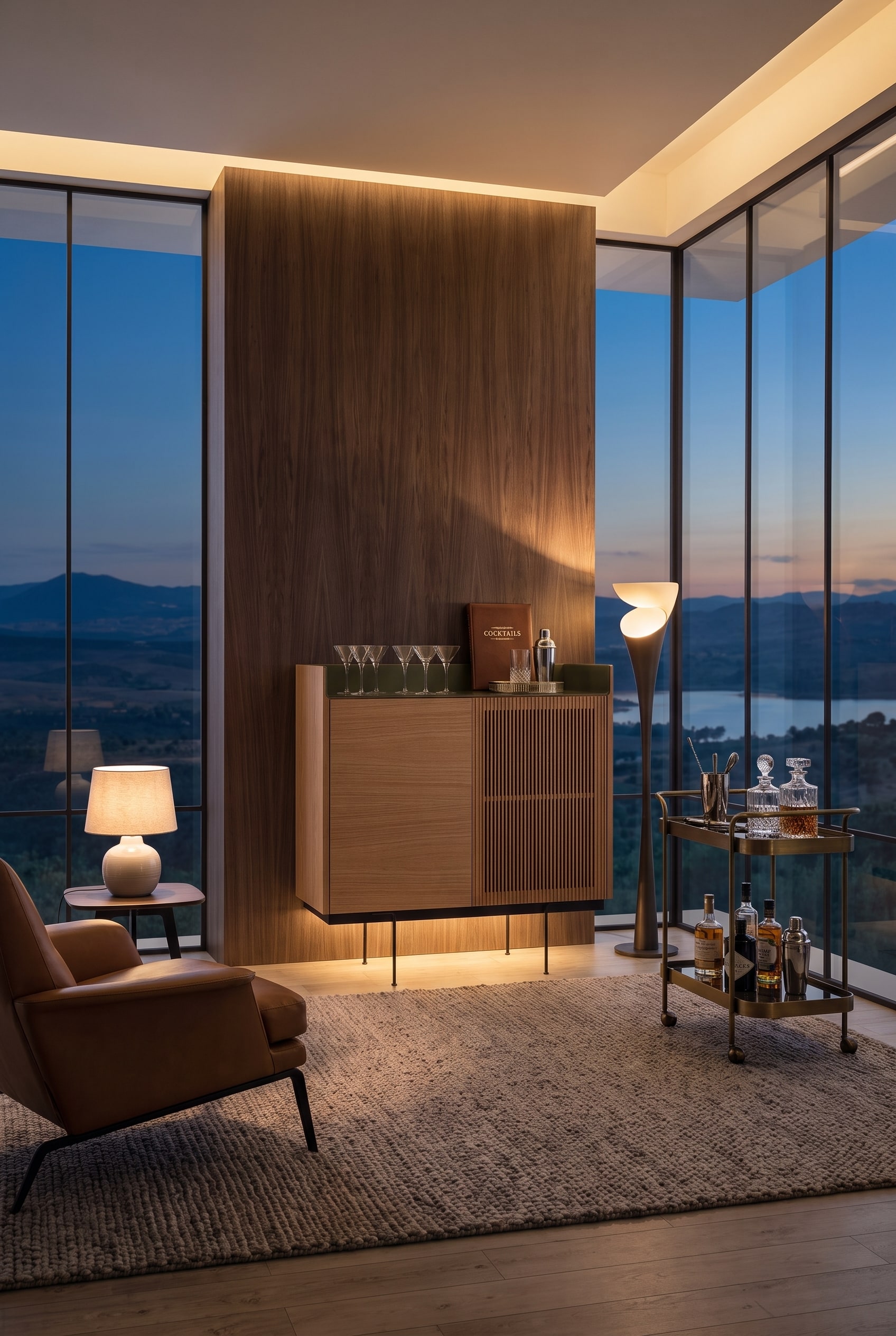 Wohnzimmer Hausbar Modern