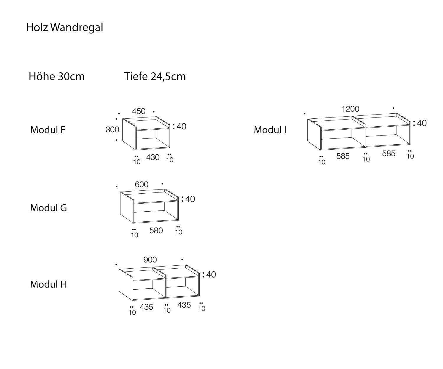 Mensola di design per la parete da Livitalia Dimensioni dello schizzo Mensola di design per la parete da Livitalia Dimensioni dello schizzo