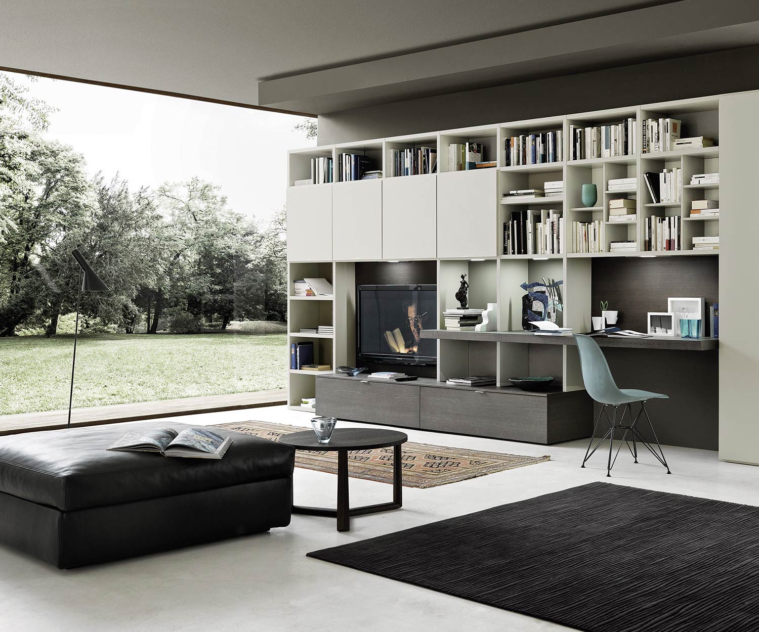 Livitalia Tavolino di design in rovere Madeira marrone Livitalia Tavolino di design in rovere Madeira marrone