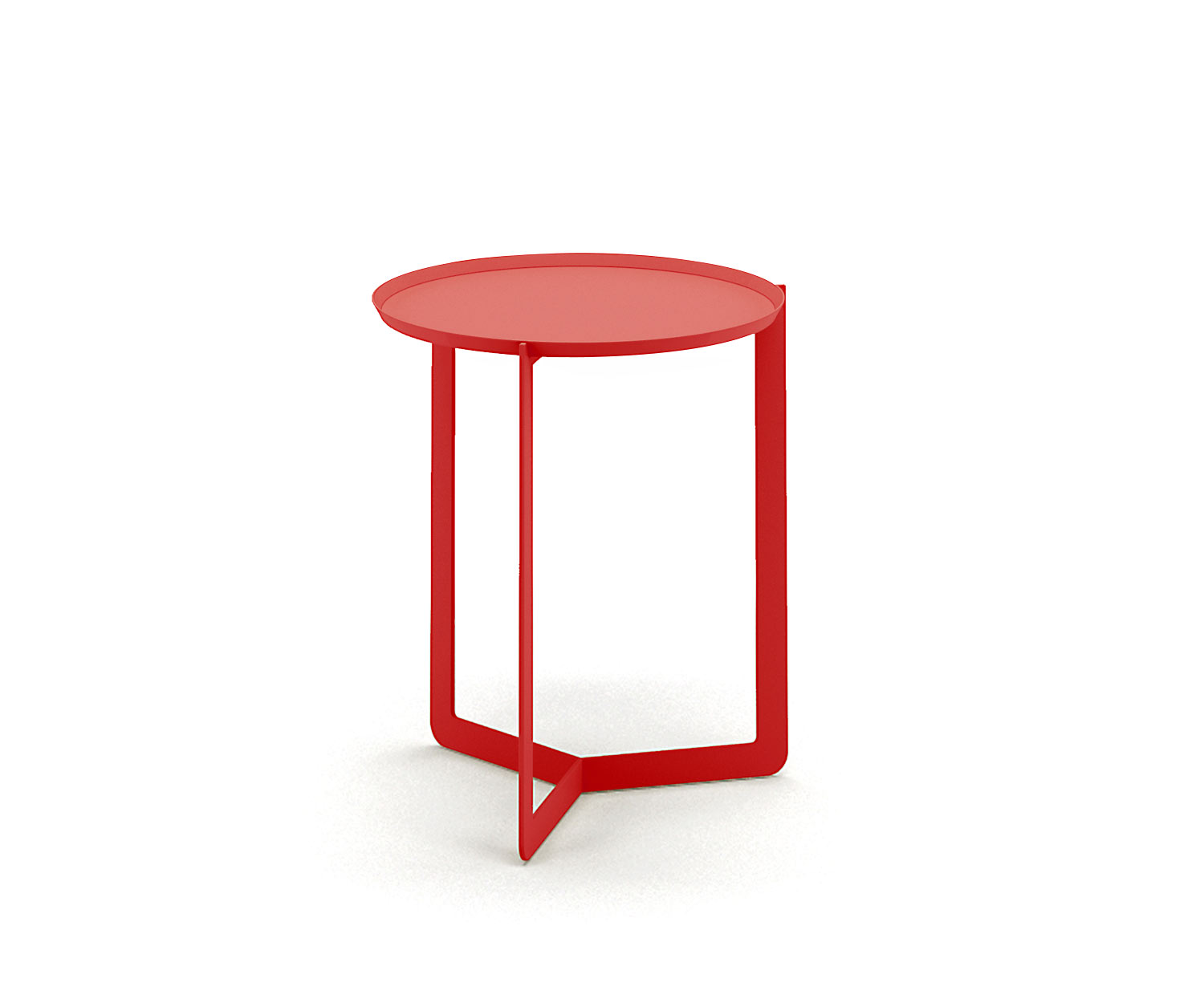 Tavolino moderno MEME Round 1 design in metallo Ø40 x H46 Tavolino moderno MEME Round 1 design in metallo Ø40 x H46