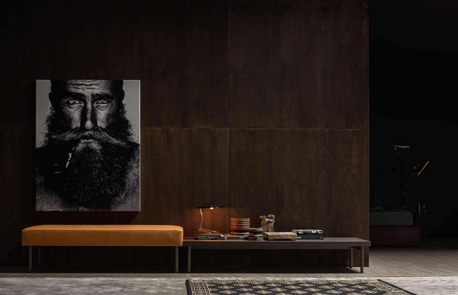 Panca di design senza imbottitura