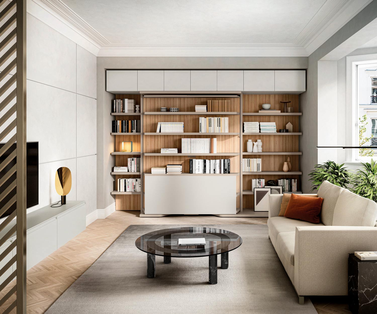 Clei LGM Armadio letto con libreria scrivania Clei LGM Armadio letto con libreria scrivania