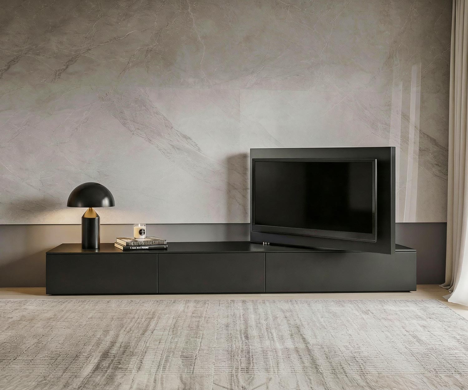 Livitalia Lavagna Vision con pannello TV girevole a 90° Livitalia Lavagna Vision con pannello TV girevole a 90°