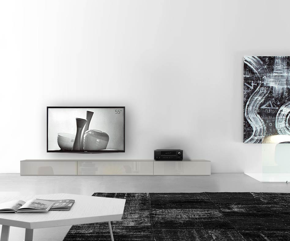 /Base per lavagna di design L300 H27 grigio chiaro lucido /Base per lavagna di design L300 H27 grigio chiaro lucido