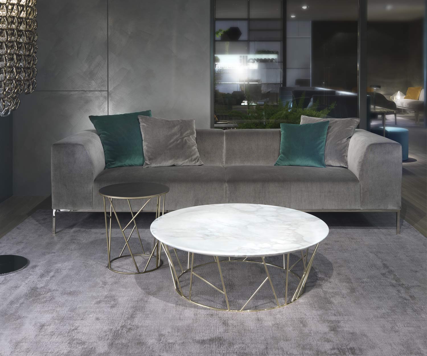 Moderno Marelli Tavolino di design Twig in marmo di Carrara