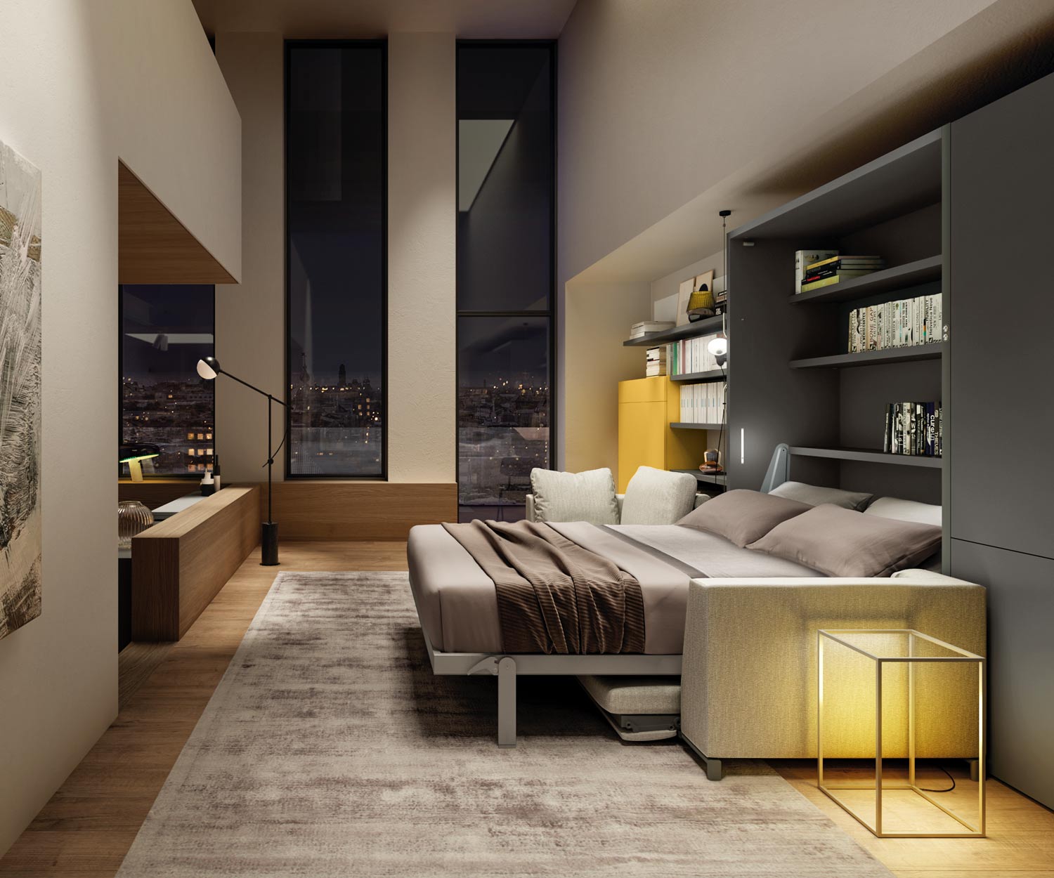 Design armadio letto trasformare scaffale in letto Design armadio letto trasformare scaffale in letto