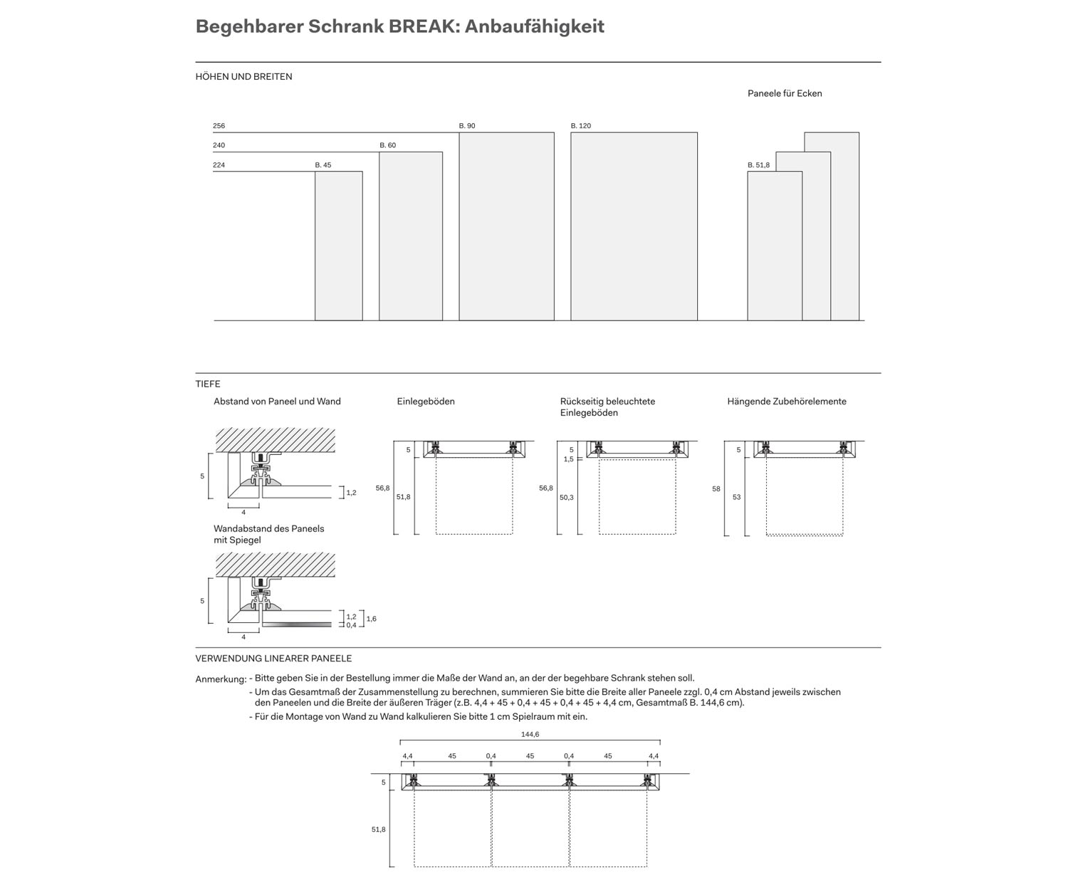 Cabina armadio Break Dimensioni Cabina armadio Break Dimensioni