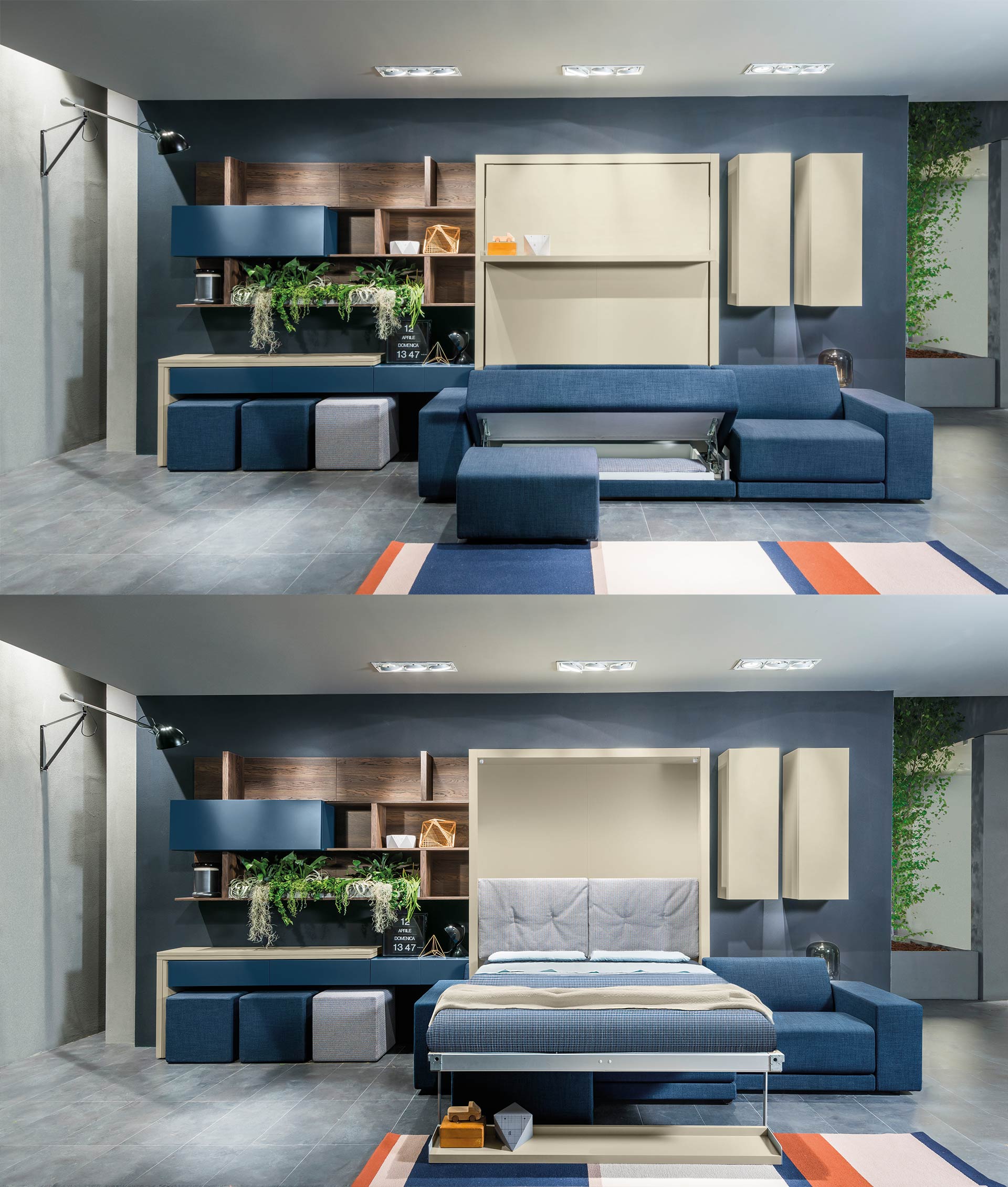 Clei Studio Oslo 301 Giro con letto a scomparsa