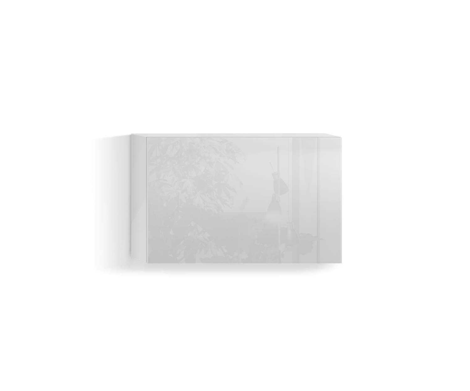 Parete attrezzata di design per soggiorno Orizzontale H42 L60 fondo bianco400 Parete attrezzata di design per soggiorno Orizzontale H42 L60 fondo bianco400