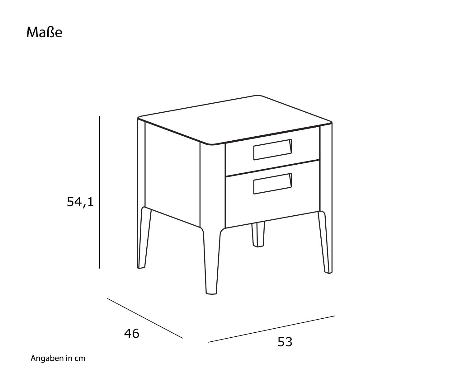 Novamobili Comodino Giotto Schizzo Dimensioni Novamobili Comodino Giotto Schizzo Dimensioni