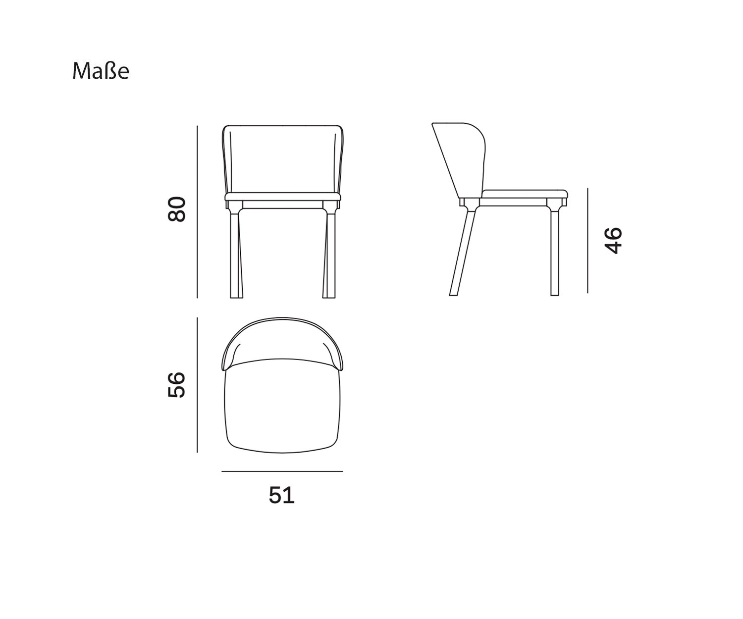 Novamobili Schizzo di sedia della marina Novamobili Schizzo di sedia della marina