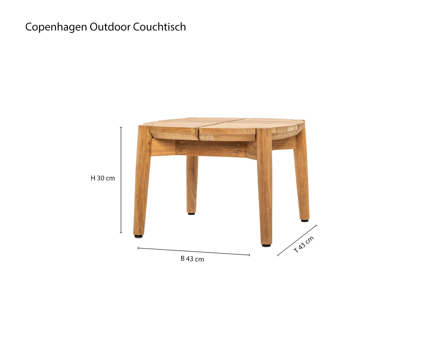 Tavolino Copenaghen schizzo da terrazza